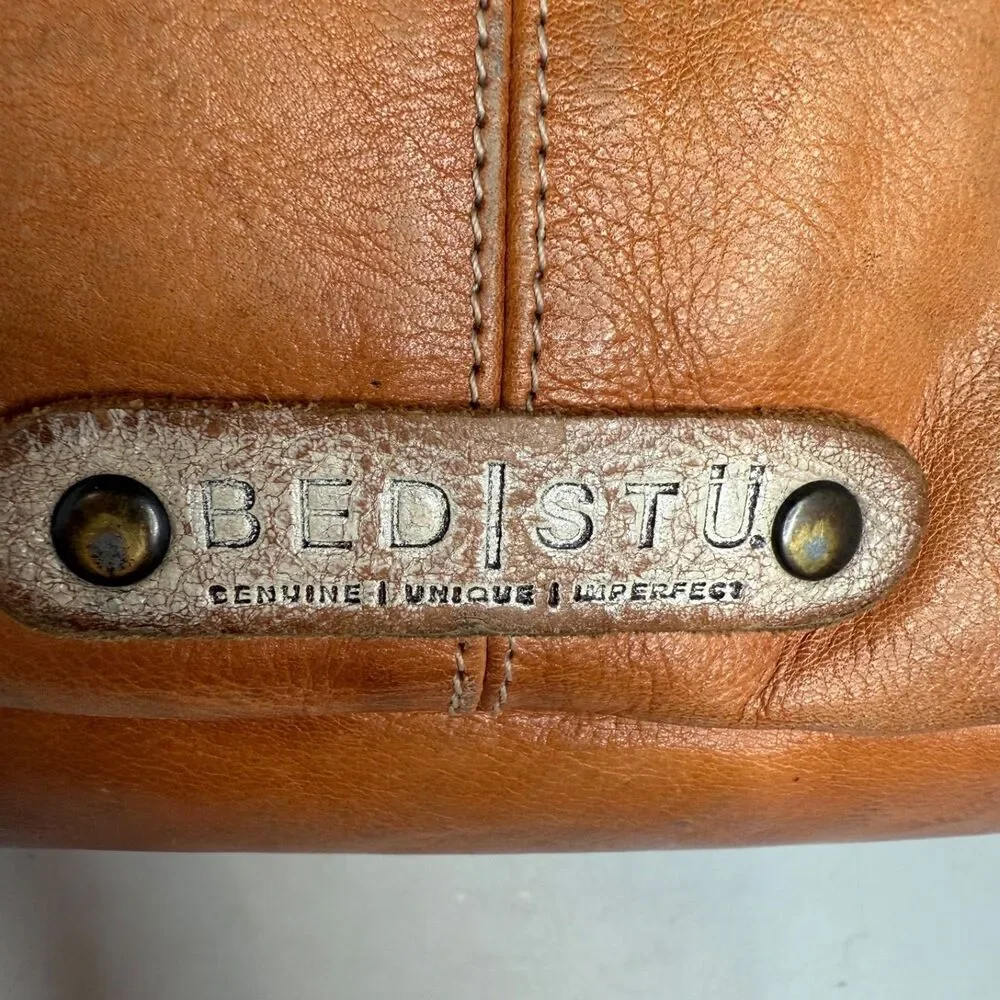 Bed Stu Tan Leather Tote with Studded Accents - Picture 4 of 16